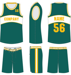 Basketball Uniform Jersey Shorts Mock Ups