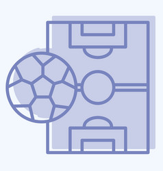 Icon Sport Field Related To Football Symbol Two