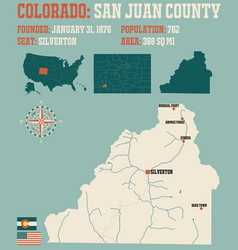 Map San Juan County In Colorado