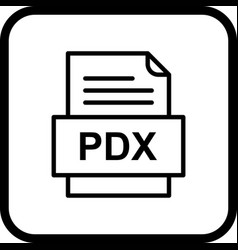 Pdx File Document Icon