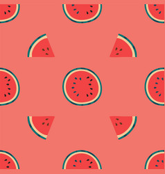 Seamless Pattern With Half And Pieces Of