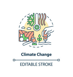 Climate Change Concept Icon