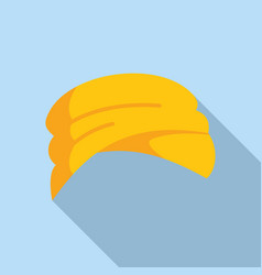 Islam Turban Icon Flat Covering Culture