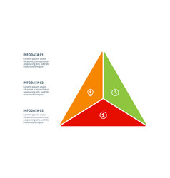 Triangle With 3 Elements Infographic Template