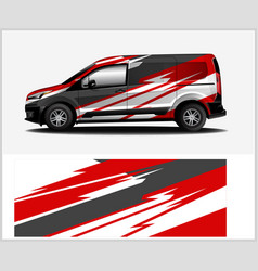 Aggressive Sports Car Wrap Design