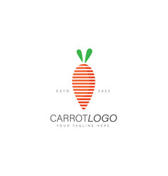 Carrot Line Logo Design Icon