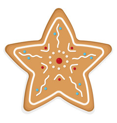 Christmas Ginger Cookies Star Color