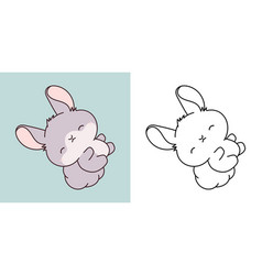 Cute Isolated Chinchilla Clipart