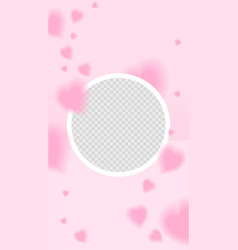 Pink Aura Hearts Y2k Stories Template