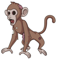 Creepy Zombie Monkey