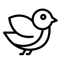 Finch Sparrow Icon Outline Animal House