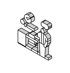 Furniture Selection Room Interior Isometric Icon