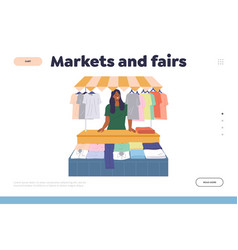 Market And Fairs Landing Page Online Service