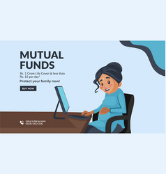 Mutual Funds Landscape Banner Design