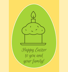 Wishing Happy Easter To You Your Family Postcard