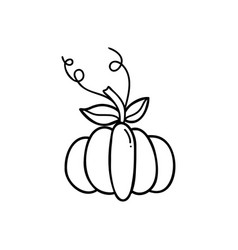 Single Pumpkin Doodle Clip Art Education