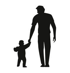 Father And Son Silhouette