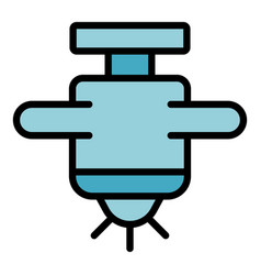 Irrigation Head Icon Flat