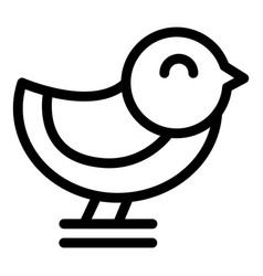 Sparrow Day Icon Outline Animal Flight