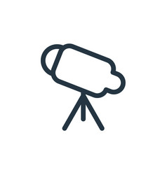 Telescope Icon Editable Stroke