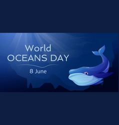 World Oceans Day June 8 Cartoon