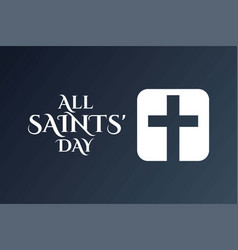 All Saints Day November 1 Holiday Concept