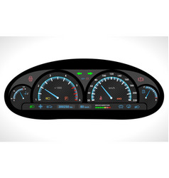 Car Dashboard Isolated