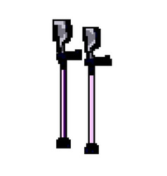 Leg Crutch Medical Game Pixel Art