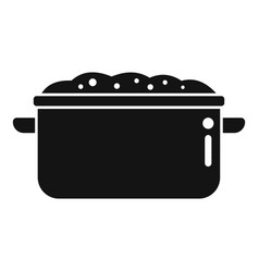 Mash Potato Dish Icon Simple Boiled Food