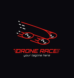 Fpv Drone Racing Logo Quadcopter Drone Race