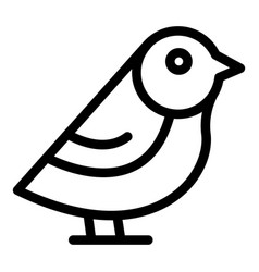 Childish Sparrow Icon Outline House Bird