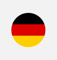 Germany German Round Circle Country Flag Banner