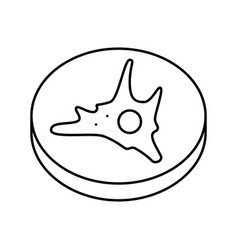 Fibroblast Cell Immunity Line Icon