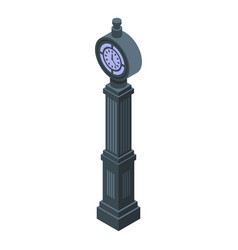 Street Nyc Watch Pillar Icon Isometric