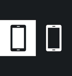 Cell Phone Icon Set On White Background