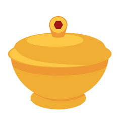 Gold Pot With Gem