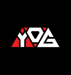 Yog Triangle Letter Logo Design