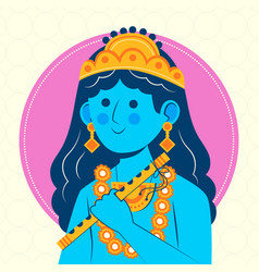 Flat Janmashtami With Krishna