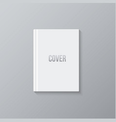 Book Cover Mock Up White Isolated