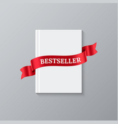 Bestseller Book Template White Blank Book