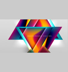 Futuristic Triangle Abstract Background