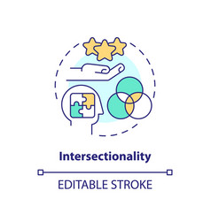 Intersectionality Concept Icon