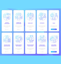 Remove Barriers Blue Gradient Onboarding Mobile