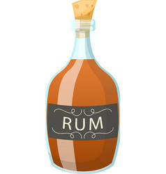 Rum Bottle Cartoon