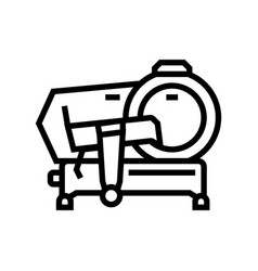 Meat Slicer Line Icon