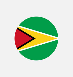 Guyana Guyanese Round Circle Country Flag Banner