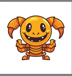 Scorpion Cute Funny Cartoon Kawaii Clipart