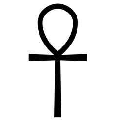 Ankh Key Of Life Black And White