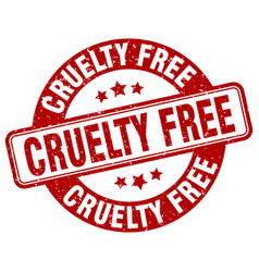 Cruelty Free Stamp Label Round