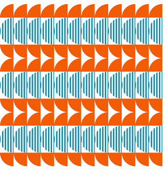 Abstract Geometric Pattern Mid Century Style